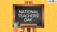 National Teacher Appreciation Day 2025 Date in the US: Know Aim, History and Significance of the Annual Event Dedicated to Honouring Teachers in the United States