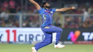 Jasprit Bumrah Becomes Seventh-Highest Wicket-Taker in Indian Premier League’s History, Achieves Feat During RR vs MI IPL 2025 Match