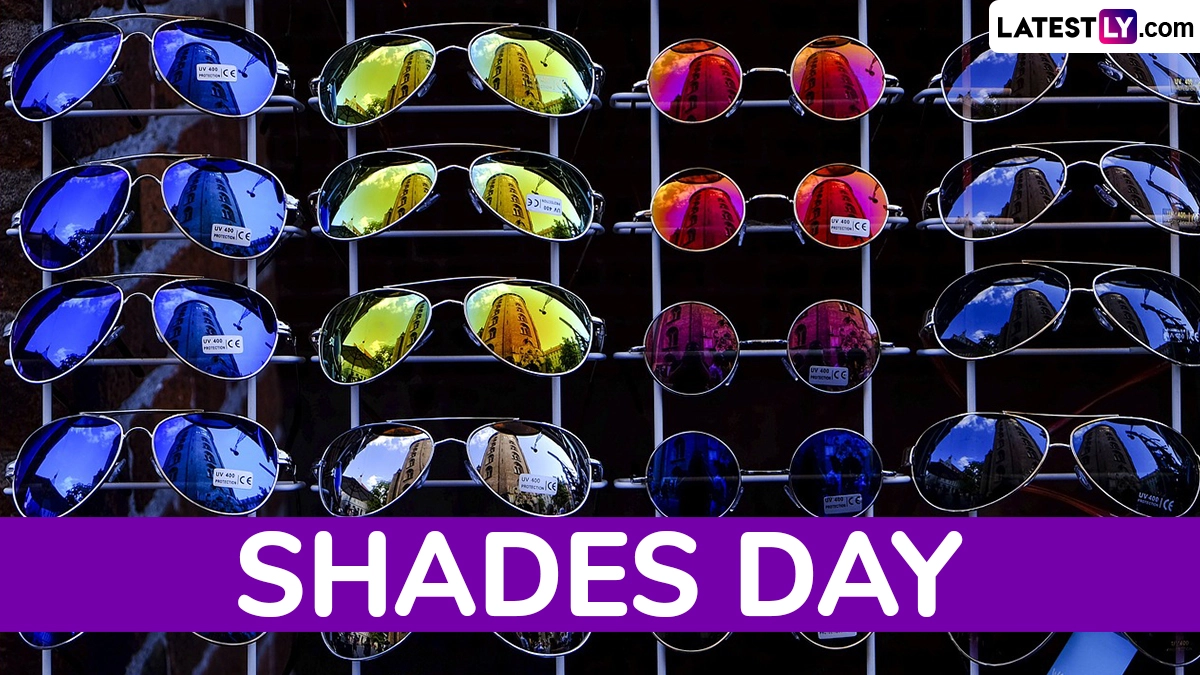 Shades Day celebrates wearing sunglasses as a stylish and protective accessory on May 16.