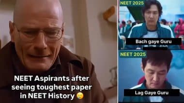 NEET UG 2025 Exam Sparks Memefest: Medical Aspirants Flood Internet With Hilarious Memes, Jokes and Funny Instagram Reels After NTA Rolls Out ‘Toughest Question Paper’