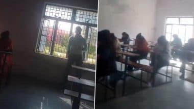 Agra Shocker: Teacher Caught Dictating Answers During BA Exam at Acharya Tarachand Mahavidyalaya in UP, Video Surfaces