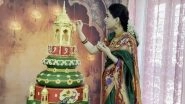 Maharashtra Day 2025: Pune Cake Artist Prachi Dhabal Deb Celebrates State&rsquo;s Rich Culture With Grand Edible Cake Art (Watch Video)