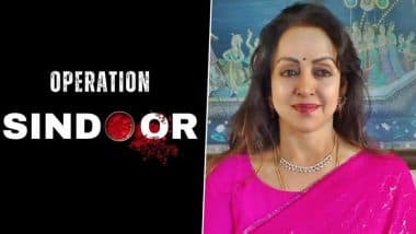 ‘Koti Pranam to Our Powerful Army and Air Force’: Hema Malini Praises PM Narendra Modi for Launching Highly Effective 'Operation Sindoor' Against Enemy