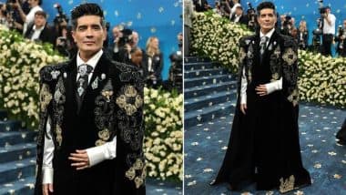 Manish Malhotra Walks Met Gala 2025 Carpet, Melds Indian Craft with Global Fashion