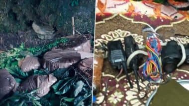 Jammu and Kashmir: Terrorist Hideout Busted in Forest Area of Poonch Days After Pahalgam Attack; IEDs, Wireless Sets Recovered