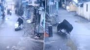 Rishikesh: Bull ‘Runs Away’ With Scooter Parked on Roadside in Uttarakhand, Video Goes Viral
