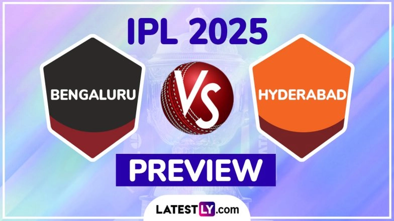 RCB vs SRH IPL 2025 Preview: Key Battles, H2H, Impact Players and More About Royal Challengers Bengaluru vs Sunrisers Hyderabad Indian Premier League Season 18 Match 65
