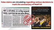 &lsquo;Ghar-Ghar Sindoor&rsquo; Campaign To Mark Anniversary of Narendra Modi Govt 3.0? PIB Fact-Check Debunks Fake News