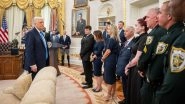 US President Donald Trump Bestows Medal of Sacrifice to 3 Palm Beach County Officers Killed in November 2024 Florida Crash (See Pics)