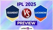 GT vs LSG IPL 2025 Preview: Key Battles, H2H, Impact Players and More About Gujarat Titans vs Lucknow Super Giants Indian Premier League Season 18 Match 64