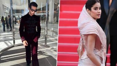 India at Cannes Film Festival 2025: Janhvi Kapoor, Ishaan Khatter Make Their Big Red Carpet Debut Ahead of ‘Homebound’ Screening (See Pics and Video)
