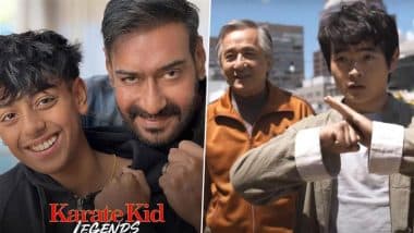 ‘Karate Kid: Legends’: Ajay Devgn To Collaborate With Son Yug Devgan for FIRST Time, Duo To Lend Their Voices to Hindi Version of Jackie Chan’s Upcoming Martial Arts Film – See Announcement