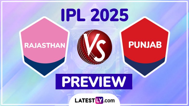 RR vs PBKS IPL 2025 Preview: Key Battles, H2H, Impact Players and More About Rajasthan Royals vs Punjab Kings Indian Premier League Season 18 Match 59