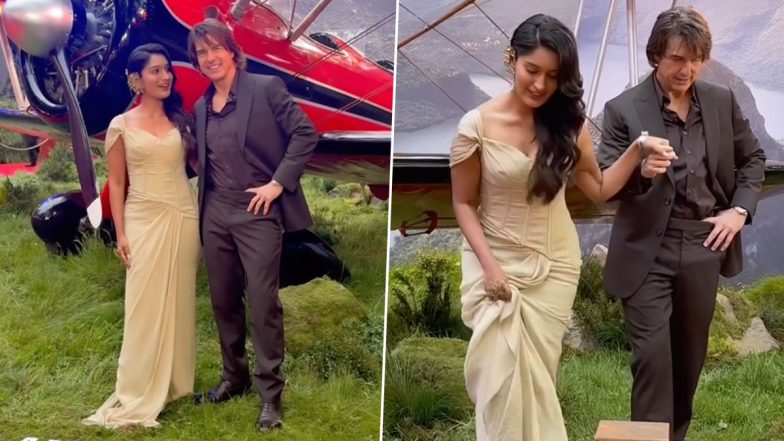 Niharika NM Shares a Heart-Warming Moment With Tom Cruise&rsquo;s During World Premiere of &lsquo;Mission: Impossible&ndash;the Final Reckoning&rsquo; in London (Watch Video)