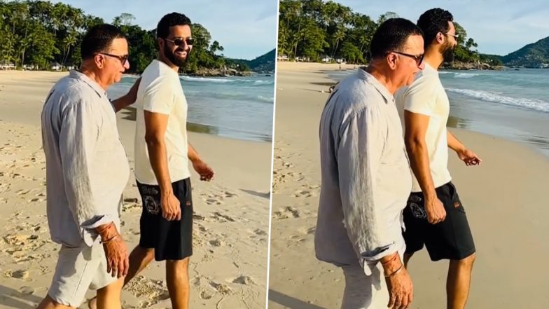 &lsquo;Love You Puttar&rsquo;: Sham Kaushal Shares Heartfelt Birthday Note for Son Vicky Kaushal, Says &lsquo;Rab Di Meher Bani Rahe&rsquo; (Watch Video)