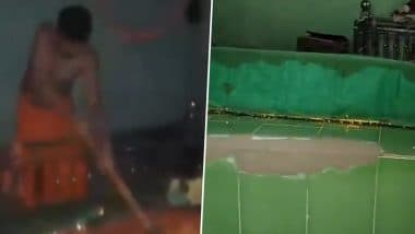 Dargah Vandalised in Uttarakhand: Tension in Rudrapur After Men Caught on Camera Vandalising Dargah, Police on Alert (Watch Video)