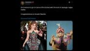 Urvashi Rautela Cannes 2025 Look Sparks Funny Memes! ‘Daaku Maharaaj’ Actress Walks Red Carpet in Colourful Gown and Crystal Parrot Clutch, Internet Reacts With ‘First Indian Ever’ Jokes