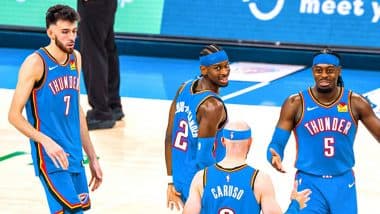 Oklahoma City Thunder Defeat Minnesota Timberwolves to Take 2-0 Lead in NBA 2024-25 Playoffs Western Conference Finals, Shai Gilgeous-Alexander Helps OKC Clinch Game 2 118-103