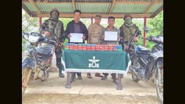 Mizoram Drug Bust: Assam Rifles, Ngopa Police Seize 758 Grams of Heroin Worth INR 5.36 Crore in Saitual District During Joint Operation