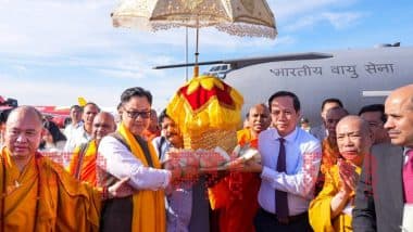 Holy Relics of Lord Buddha Reach Vietnam in IAF Aircraft