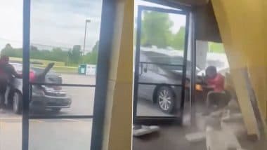 US: Teenage Girl Miraculously Survives After Being Hit by Car and Slammed Into Wall in Bishopville, Viral Video Surfaces