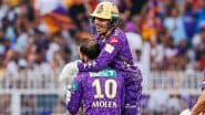 Kolkata Knight Riders Beat Rajasthan Royals by One Run in IPL 2025; Andre Russell's 57 off 25 Balls Help KKR Beat RR Twice This Season As Riyan Parag's 95 Goes in Vain