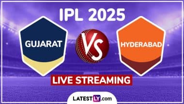 Gujarat Titans vs Sunrisers Hyderabad IPL 2025 Free Live Streaming Online: How To Watch GT vs SRH Indian Premier League T20 Cricket Match Live Telecast on TV?