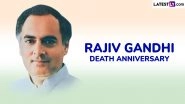 Rajiv Gandhi Death Anniversary 2025: Date, History and Significance of the Day Remembering India&rsquo;s Former Prime Minister