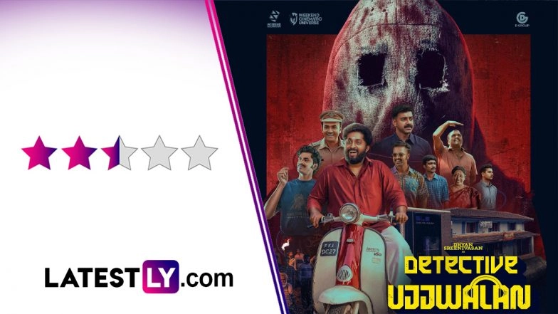 &lsquo;Detective Ujjwalan&rsquo; Movie Review: A Passable Serial Killer Mystery Uplifted by a Decent Dhyan Sreenivasan Performance (LatestLY Exclusive)