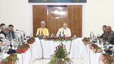 Amarnath Yatra: Amit Shah Chairs Key Security Meet, Directs Forces To Ensure Peaceful Pilgrimage With Zero Tolerance for Terrorism (See Pics)