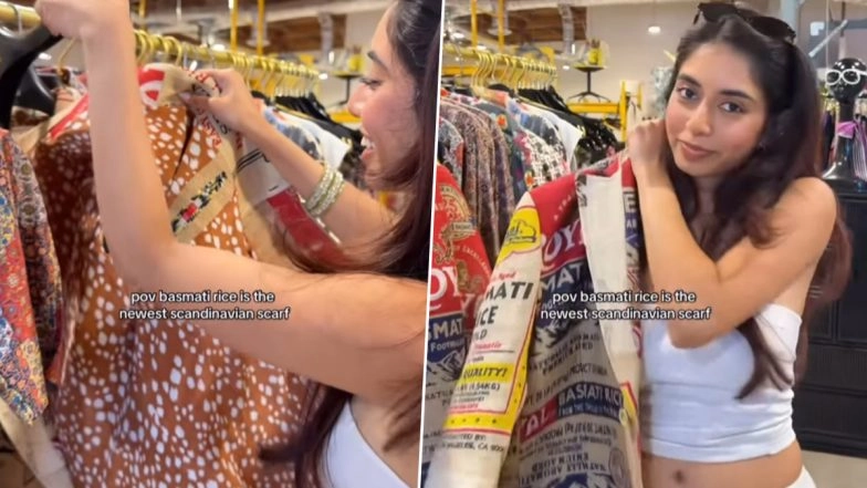 Basmati Coat For USD 2K? Viral Instagram Reel Shows Jackets Made Out of Basmati Rice Bags Sold at High Price Will Leave Fashion Enthusiasts in Amuse (Watch Video)