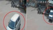 Agra: Driverless Car Rolls Over Tourists at Taj Mahal Parking After Child Releases Handbrake; Several Injured Rushed to Hospital (Watch Video)