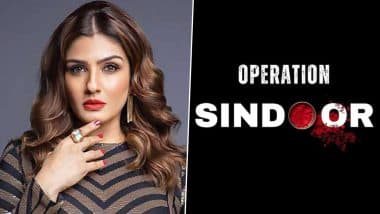 Operation Sindoor: Raveena Tandon Praises Indian Armed Forces, Says ‘Jai Hind, India First’