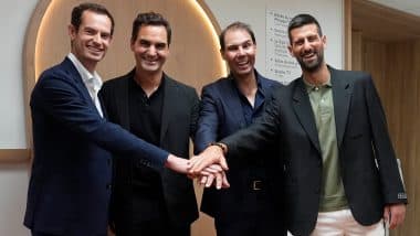 French Open 2025: Rafael Nadal’s Roland Garros Tribute Attended by Roger Federer, Novak Djokovic and Andy Murray