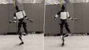 Tesla Optimus Robot Dancing: Elon Musk Highlights Advancements in Humanoid Robot (Watch Video)