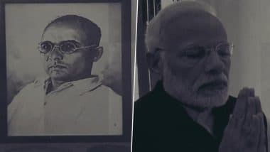 Veer Savarkar Jayanti 2025: PM Narendra Modi Pays Tribute to Vinayak Damodar Savarkar on His Birth Anniversary, Says Country Can Never Forget Saga of His Struggle in Freedom Movement