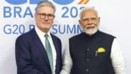 India-UK Free Trade Pact: PM Narendra Modi, Counterpart Keir Starmer Seal FTA and Double Contribution Convention Agreements To Boost Trade