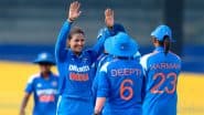 India Women Win Tri-Nation Series 2025 Title; Smriti Mandhana's Century, Sneh Rana's Four-Wicket Haul Help Women In Blue Edge Past Sri Lanka Women By 97 Runs in Summit Clash