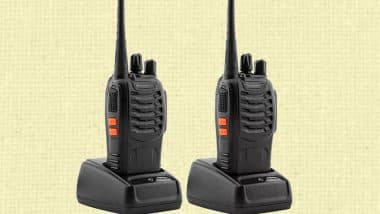 Walkie-Talkie Sale Banned: Amid India-Pakistan Tension, Government Bans Online Sales of Wireless Communication Devices Without Required Information Disclosure