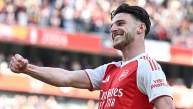 Arsenal 1–0 Newcastle United Premier League 2024–25: Gunners Clinch UCL Qualification As David Raya and Declan Rice’s Heroics Secure Win Over Magpies (Watch Goal Video Highlights)