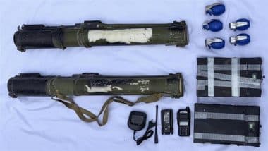 Terror Bid Foiled in Punjab: Security Forces Recover Cache of Terrorist Hardware, 2 RPGs, IEDs and Grenades From Forest (See Pic)