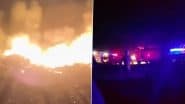 Bathinda Plane Crash: 1 Killed, 9 Injured As Aircraft Catches Fire After Crashing in Punjab (Watch Video)