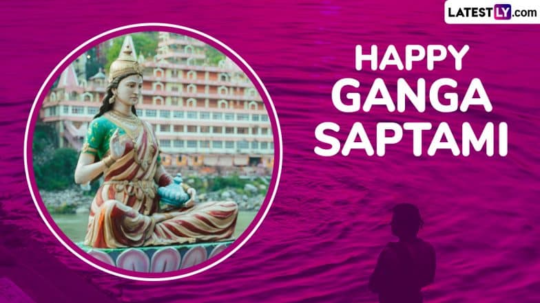 Ganga Saptami 2025 Images & Ganga Jayanti HD Wallpapers for Free Download Online: Share WhatsApp Messages, Quotes and Greetings With Family and Friends