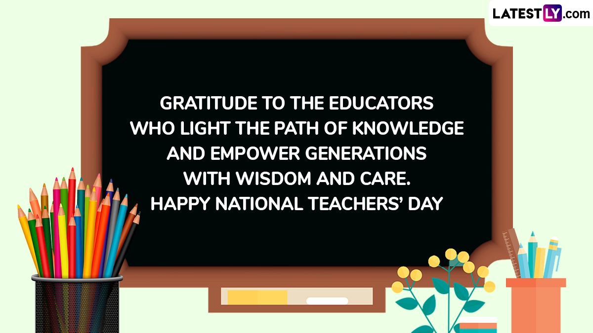 Gratitude to the Educators Who Light the Path of Knowledge and Empower Generations With Wisdom and Care. Happy National Teachers’ Day