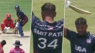 Former India U19 World Cup Winner Smit Patel Slams Maiden ODI Hundred, Achieves Feat During USA vs CAN ICC CWC League 2 Match (Watch Video)