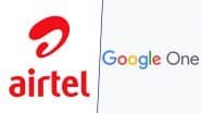 Google, Bharti Airtel Partner To Offer Google One Cloud Storage Subscription Service With 100GB at No Extra Cost for Airtel Customers