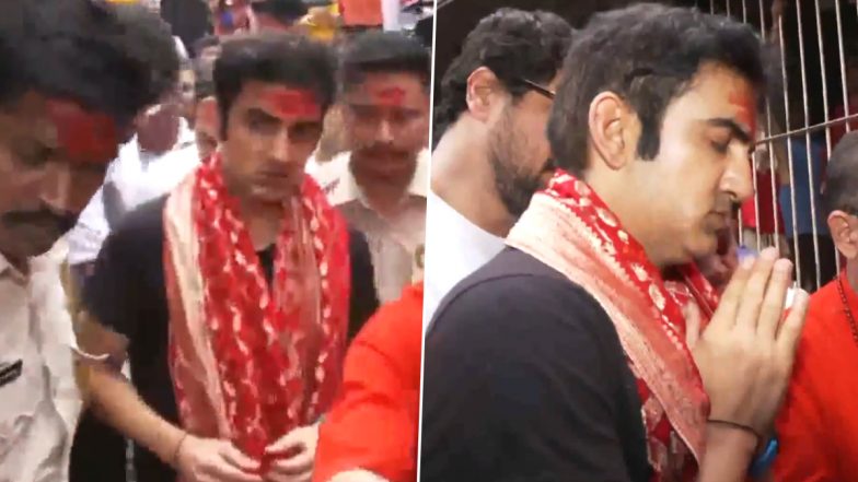 India Cricket Team Head Coach Gautam Gambhir Offers Prayers at Maa Kamakhya Temple in Guwahati Ahead of England Test Series (Watch Video)