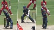 4, 6, 6, 6, 6, 4! Milind Kumar Hits Dillon Heyliger for 32 Runs in One Over During USA vs Canada ICC Cricket World Cup League 2 Match (Watch Video)