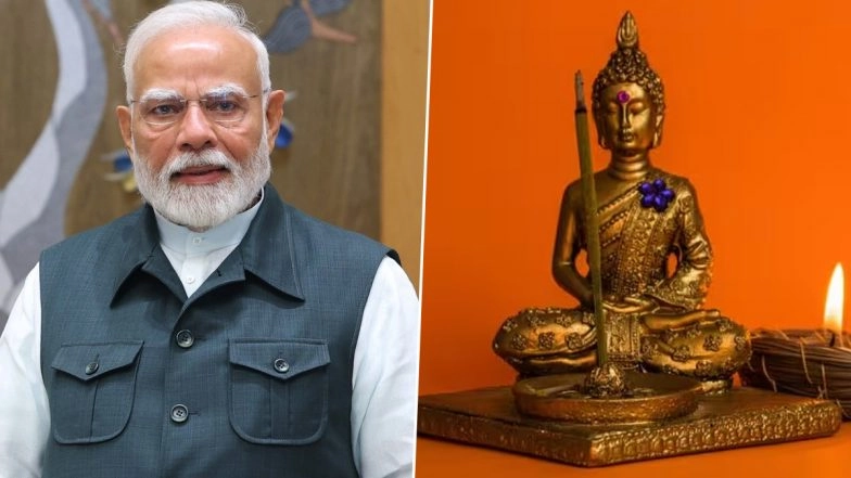 Buddha Purnima 2025 Wishes: PM Narendra Modi Extends Greetings to Citizens, Hails Lord Buddha&rsquo;s Message of Peace