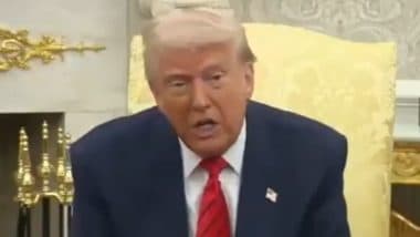US: President Donald Trump Teases Major Announcement Ahead of Middle East Trip, Says ‘As Big as It Gets’ (Watch Video)